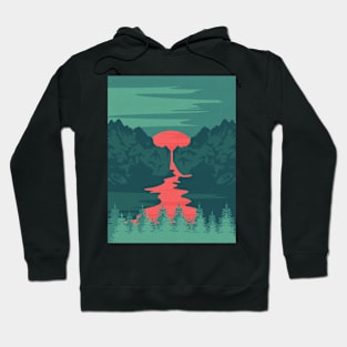 Crimson Horizon Hoodie